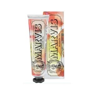 خمیر دندان مارویس MARVIS مدل چای هلو Blossom Tea سری چای حجم75ml اصل ایتالیا
