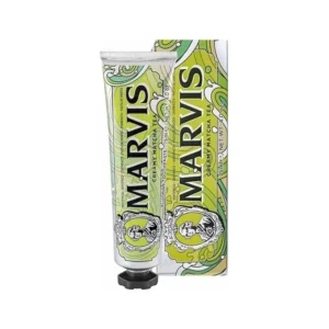 خمیر دندان مارویس MARVIS مدل چای ماچا Creamy Matcha Tea سری چای حجم75ml اصل ایتالیا
