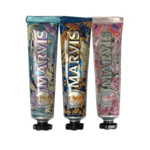 خمیر دندان مارویس MARVIS مدل شیرین بیان Amarelli Licorice حجم85ml اصل ایتالیا